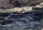 John Singer Sargent Salmon River Sweden oil painting artist